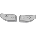 Drag Specialties Turn Signal Switch Extension Caps - '14-'19 - Chrome | 77680CH3