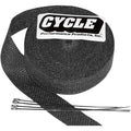 Cycle Performance Exhaust Wrap Kit - Black - 2x25 | CPP/9042