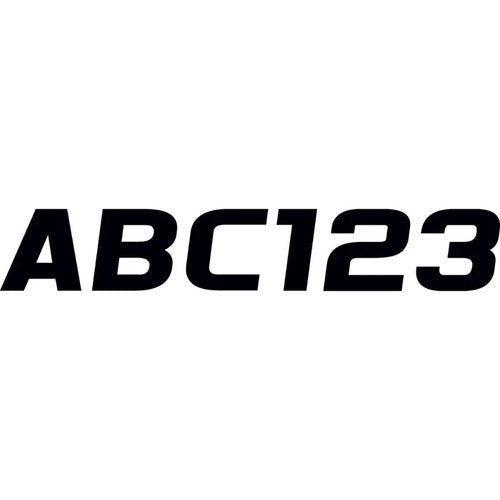 Hardline I.D. Sticker Kit - 700 Series - Black | BLK700EC