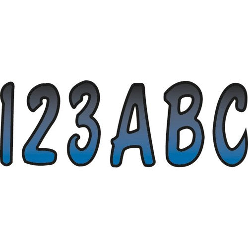 Hardline I.D. Sticker Kit - 200 Series - Blue Gradation | BLBKG200