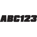 Hardline I.D. Sticker Kit - 350 Series - Black | BLK350EC