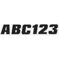 Hardline I.D. Sticker Kit - 320 Series - Black/Silver | BLKSI320