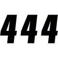Factory Effex FX Factory Number 4 - Black - 4" | 08-90004