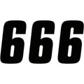 Factory Effex FX Factory Number 6 - Black - 6" | 08-90046