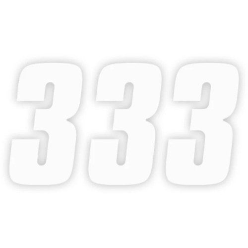 Factory Effex FX Factory Number 3 - White - 6" | 08-90053