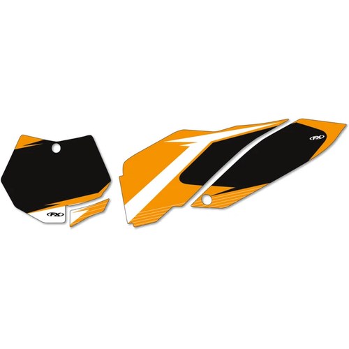 Factory Effex Graphic Number Plates - Black - KTM | 19-64530