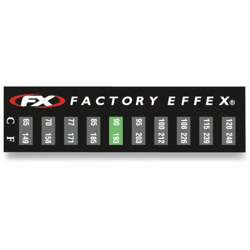 Factory Effex Temperature Sticker | 08-90225