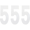 Factory Effex FX Number 5 - White - 8" | 02-4485