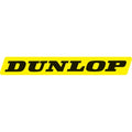 Factory Effex Logo Decal/Sticker - Dunlop - Yellow - Sold Each | 04-2669