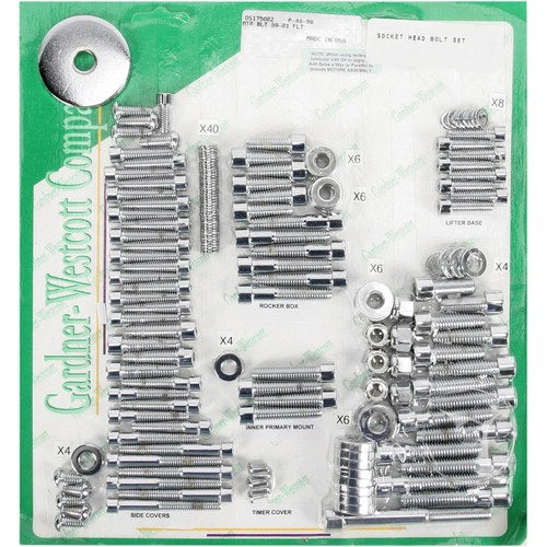 Gardner-Westcott Motor Bolt Set 99-06 Flt | P-88-98