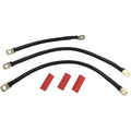 Drag Specialties Black Battery Cable Set - '93-'08 FL | E25-0091B-T1