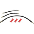 Drag Specialties Black Battery Cable Set - '91-'93 Dyna | E25-0091B-T3