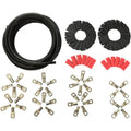 Drag Specialties Custom Battery Cable Kit - Harley Davidson - Black | E25-0092BK