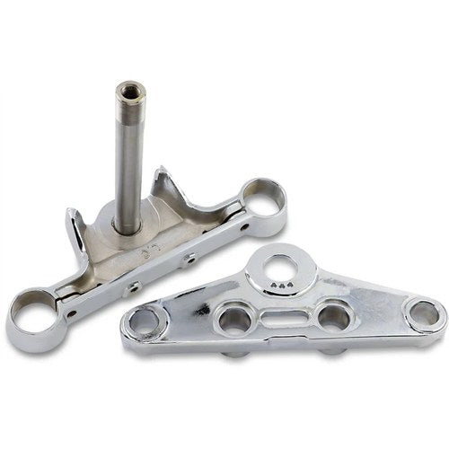 Drag Specialties FL-Style Triple Tree - Chrome | 222939-BX-LB1