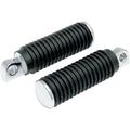 Drag Specialties Passenger Pegs - Rubber - Chrome End | 72497-SC2