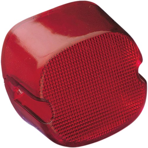 Drag Specialties Taillight Lens - Bottom Tag Window - Red | 12-0018D-BC446