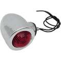 Drag Specialties Bullet Light w/Mount - Dual Filament - Red Lens | 162051-BC207