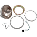 Emgo 7" Side Mount Headlamp Shell - Chrome | 66-65040
