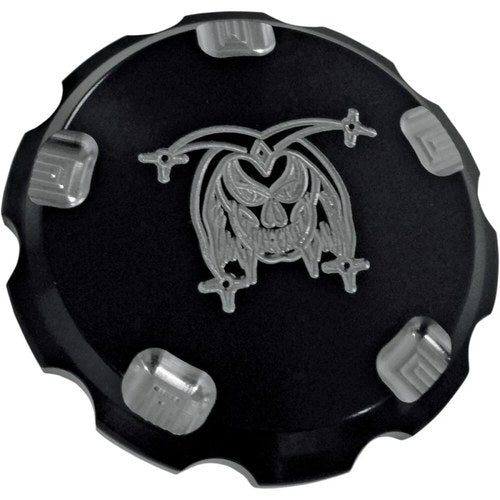 Joker Machine Gas Cap - Black - Serrated - Joker | 10-441B