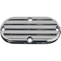 Joker Machine Inspection Cover - Chrome - Finned | 06-95FN