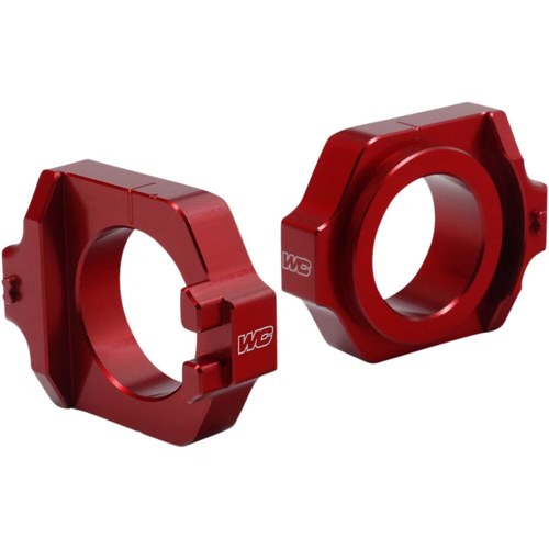 Works Connection Elite Axle Block - Red | 17-225