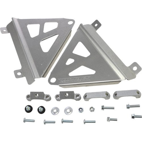 Works Connection Radiator Brace - Silver - Honda | 18-777