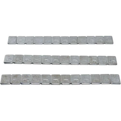 K&L Supply Wheel Weights - Steel - Stick-On - Silver - 360 | 32-8109