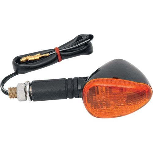 K&S Technologies Marker Lights - Dual Filament - Black/Amber | 25-8405