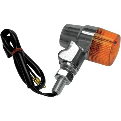 K&S Technologies Marker Light - Single Filament - Amber/Aluminum | 25-8602
