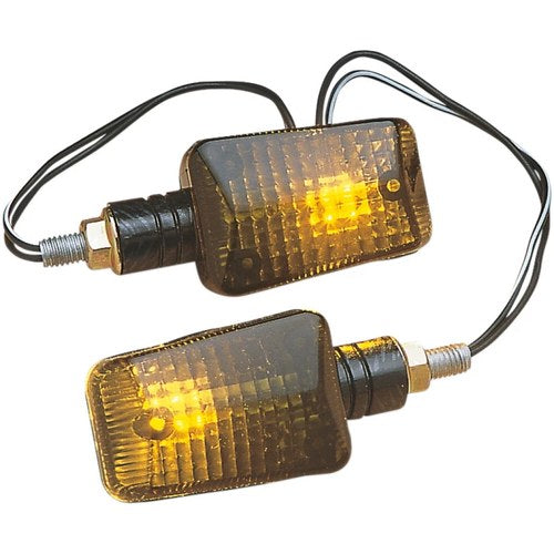 K&S Technologies Mini Stalk Marker Lights - Carbon/Smoke | 25-8119