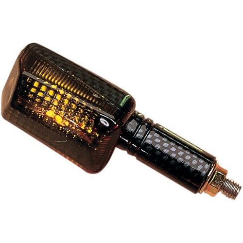 K&S Technologies Marker Light - Ministalk - Long - Carbon/Smoke | 25-8136