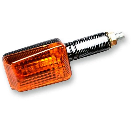 K&S Technologies Marker Light - Ministalk - Long - Carbon/Amber | 25-8139
