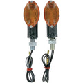 K&S Technologies Ultra Mini Marker Lights - Carbon/Amber | 25-8360