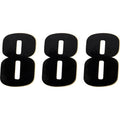 Moose Racing Race Number 8 - Black - 4.5" | 80018
