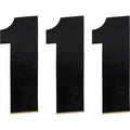 Moose Racing Race Number 1 - Black - 6" | 80111
