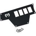 Moose Utility Division Large Dash Plate - Left - Black - Rzr | 100-4360-PU