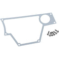 Moose Utility Division Large Dash Plate - Right - White - Rzr | 100-4371-PU