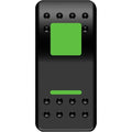 Moose Utility Division Rocker Switch - On/Off - Green | GNG-PWR