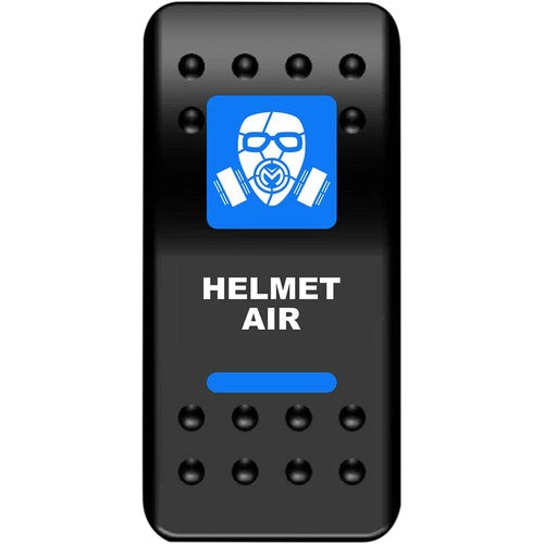 Moose Utility Division Rocker Switch - Helmet Air - Blue | HMT-PWR