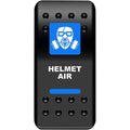 Moose Utility Division Rocker Switch - Helmet Air - Blue | HMT-PWR