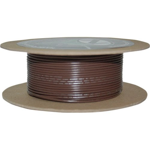 Namz 100' Wire Spool - 18 Gauge - Brown | NWR-1-100