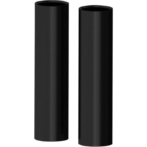 Roland Sands Design Upper Fork Covers - Smoothie - Black - 39mm | 0208-2078-B