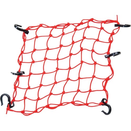 Powertye Mfg Adjustable Cargo Net - Red | 50151