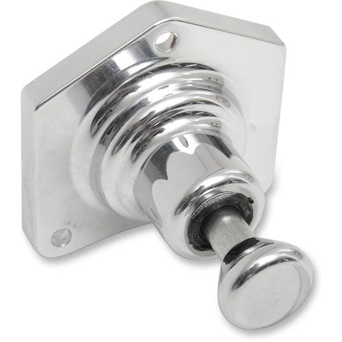 Terry Components Solenoid End Cover - Starter Buttons - Chrome | 550013