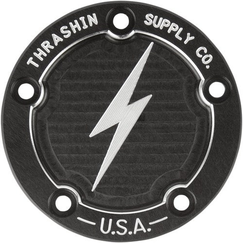 Thrashin Supply Co Point Cover - Dish - Black - Twin Cam | TSC-3026-4