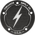 Thrashin Supply Co Point Cover - Dish - Black - Twin Cam | TSC-3026-4