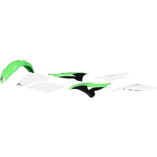 UFO Body Kit - Green/White/Black - KX85 - '14-'15 | KAKIT222-999