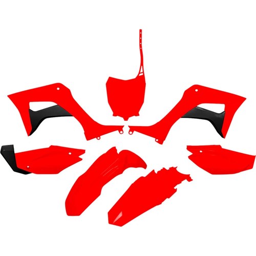 UFO Replacement Body Kit - Red/Black - '19-'20 CRF110 | HOKIT124-070