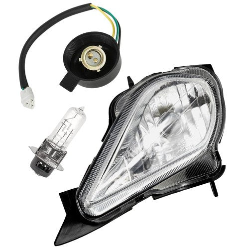 Left HeadLight Assembly Fits Yamaha YFZ450 2004-2008 / YFX450R 2009-2023