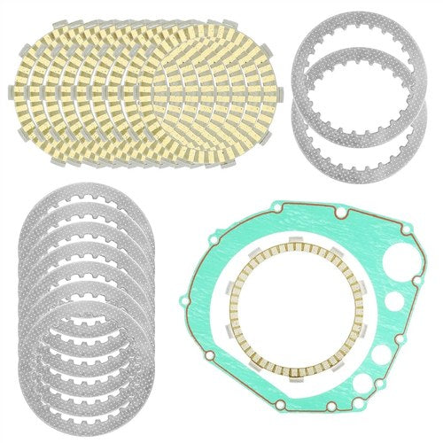 Clutch Friction Steel Plate and Gasket fits Suzuki GSX-R750X GSXR750X 1996-1999